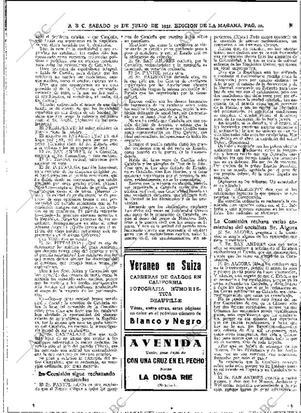 ABC MADRID 30-07-1932 página 20