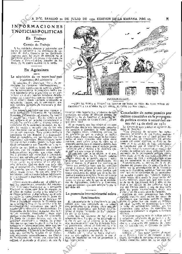 ABC MADRID 30-07-1932 página 25