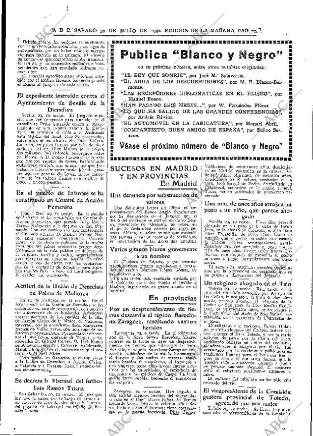 ABC MADRID 30-07-1932 página 27