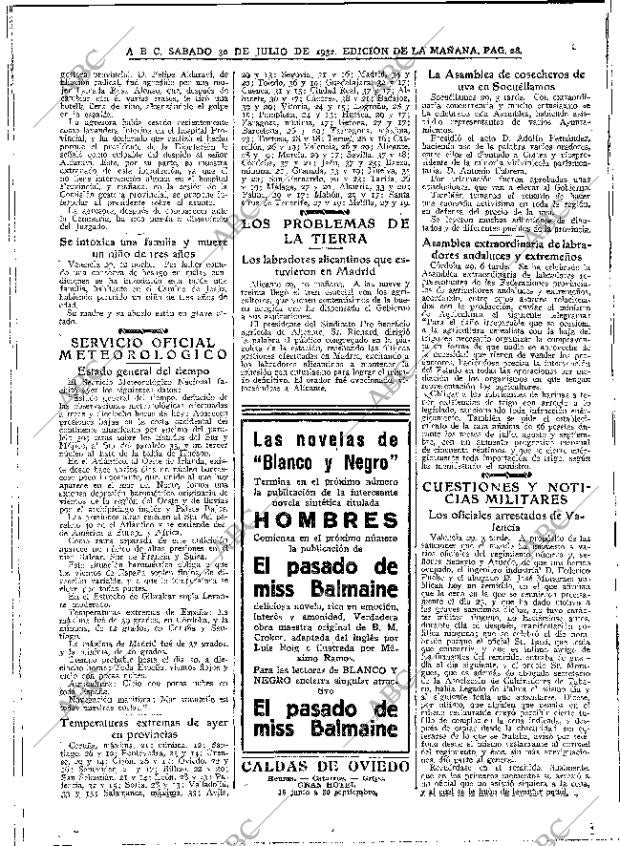 ABC MADRID 30-07-1932 página 28