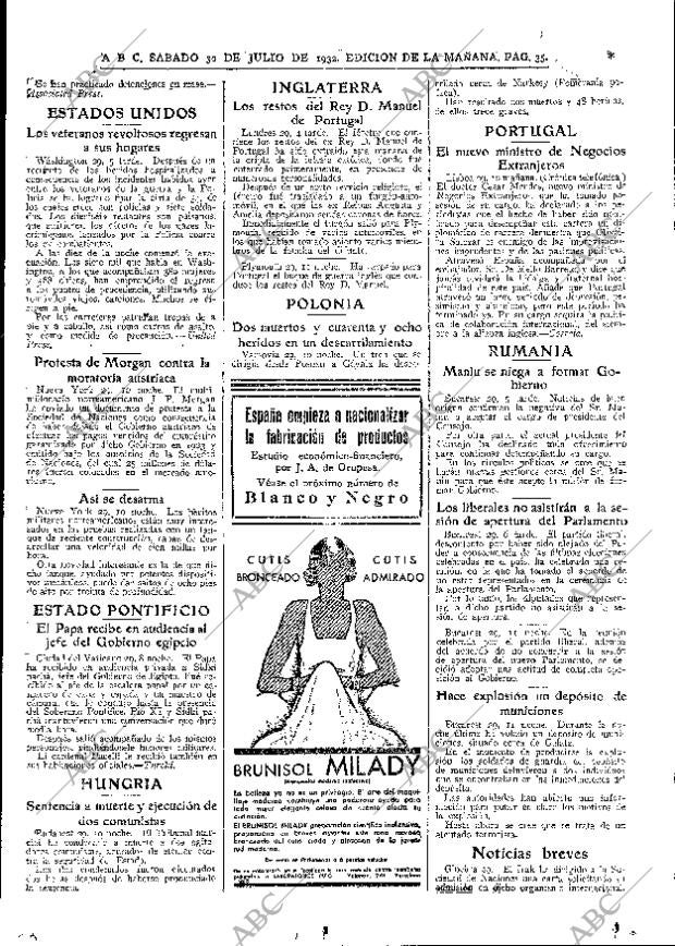 ABC MADRID 30-07-1932 página 35