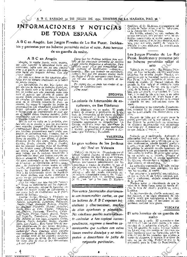 ABC MADRID 30-07-1932 página 36