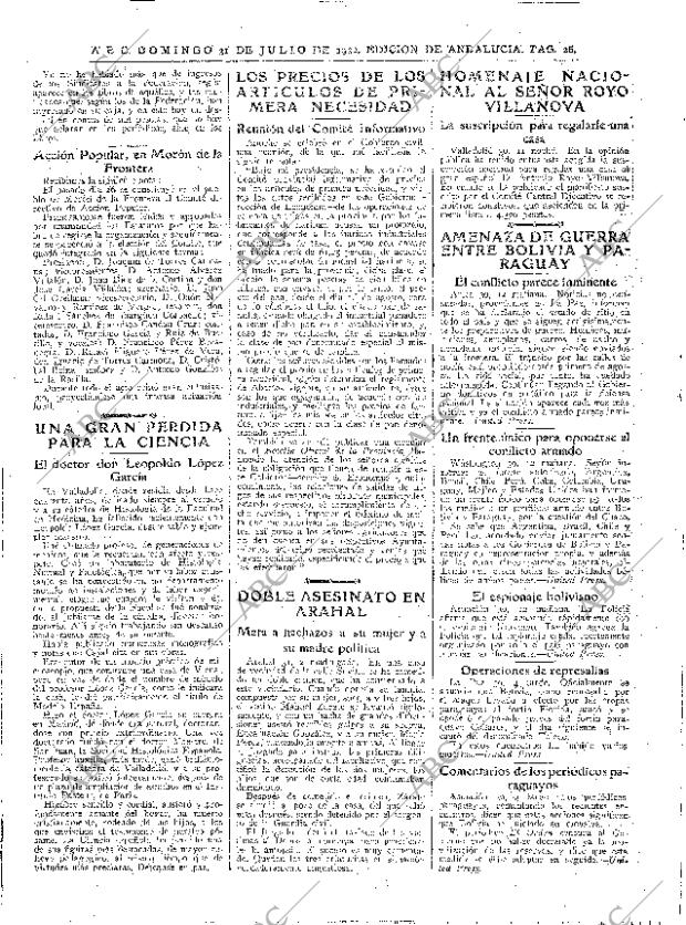 ABC SEVILLA 31-07-1932 página 22