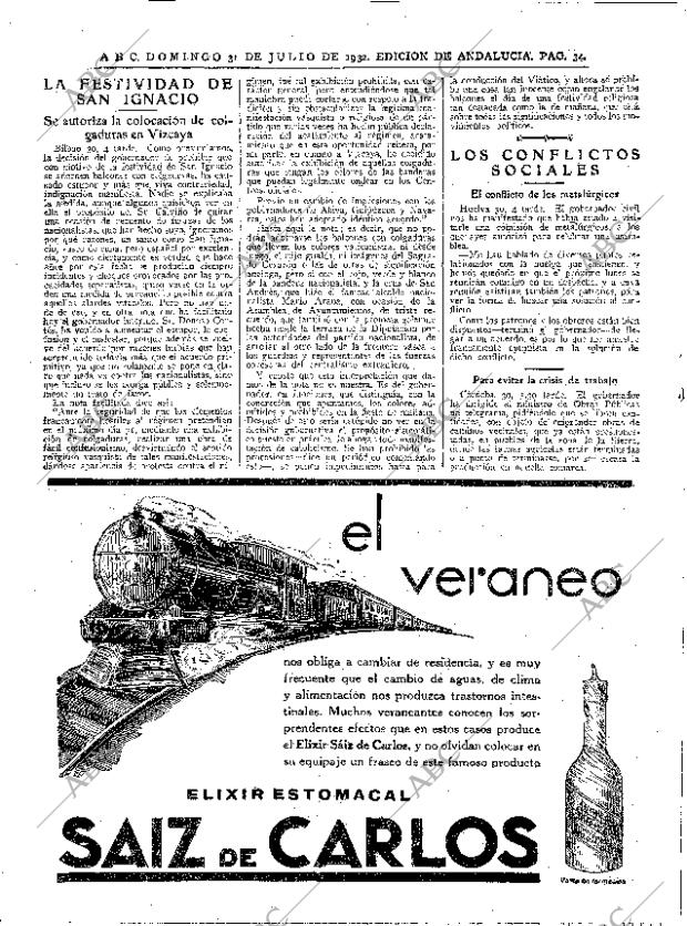 ABC SEVILLA 31-07-1932 página 30