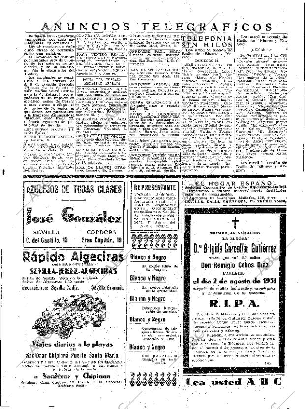 ABC SEVILLA 31-07-1932 página 43