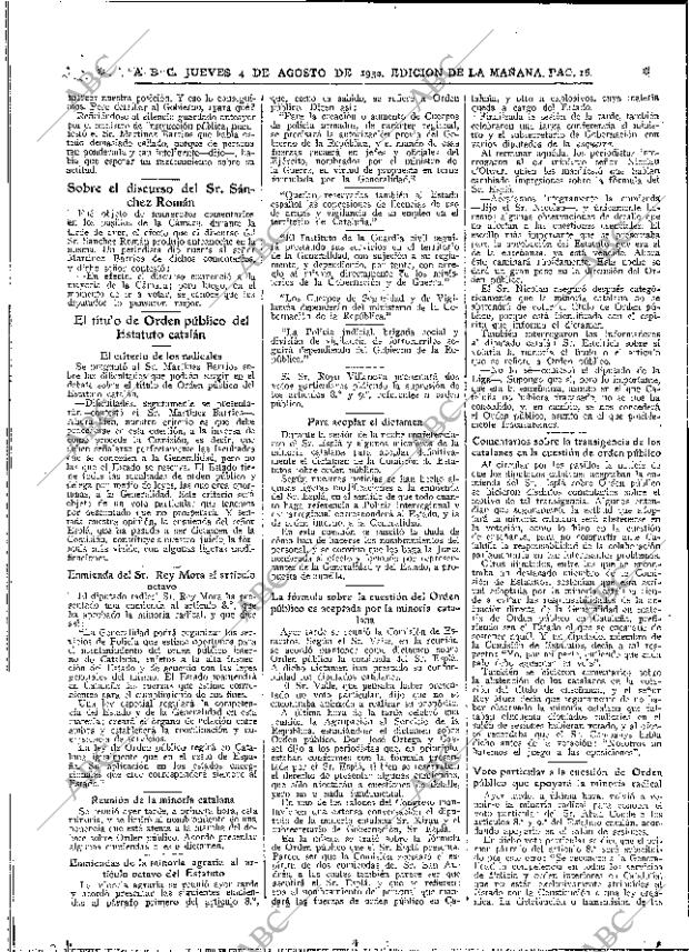 ABC MADRID 04-08-1932 página 16