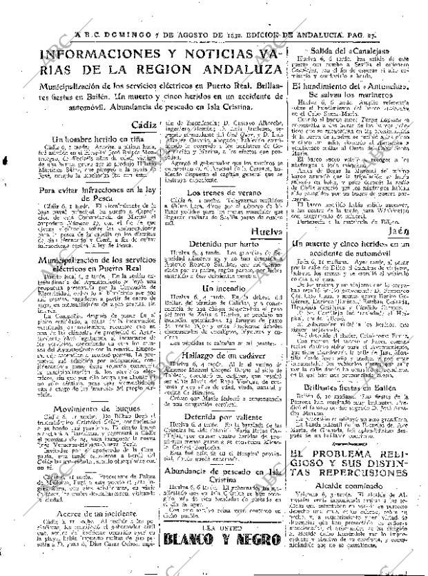 ABC SEVILLA 07-08-1932 página 27