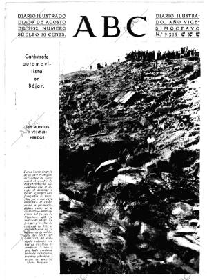 ABC MADRID 10-08-1932 página 1