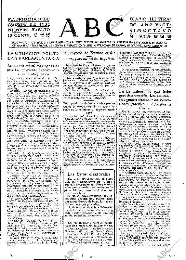 ABC MADRID 10-08-1932 página 15