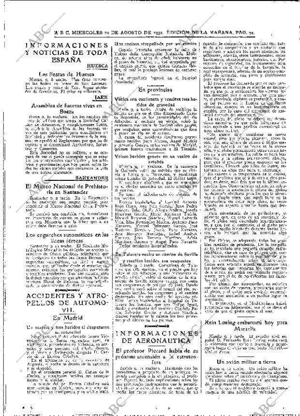 ABC MADRID 10-08-1932 página 34