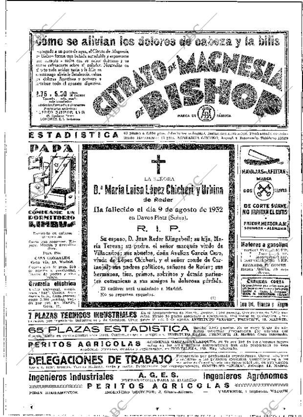 ABC MADRID 10-08-1932 página 38