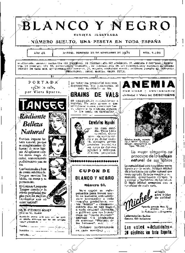 BLANCO Y NEGRO MADRID 20-11-1932 página 3