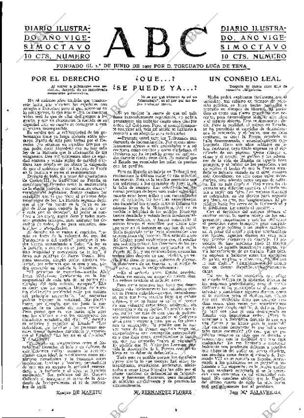 ABC MADRID 30-11-1932 página 3