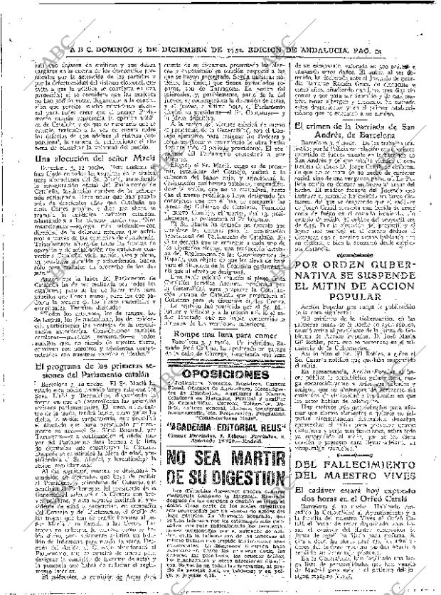 ABC SEVILLA 04-12-1932 página 22