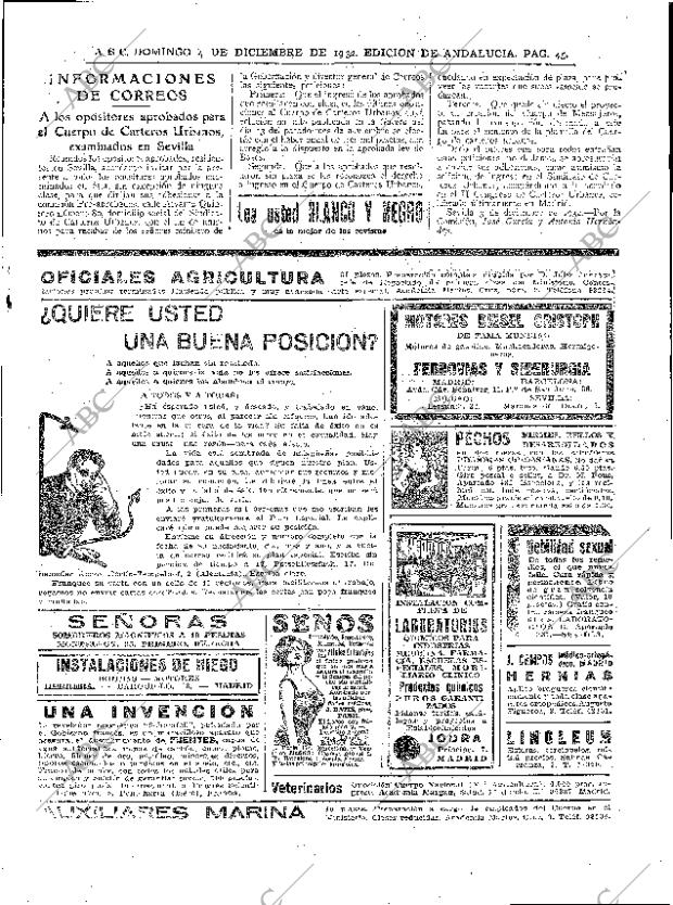 ABC SEVILLA 04-12-1932 página 45