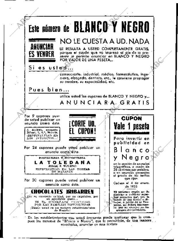 BLANCO Y NEGRO MADRID 04-12-1932 página 16