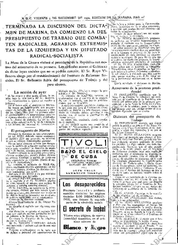 ABC MADRID 09-12-1932 página 21