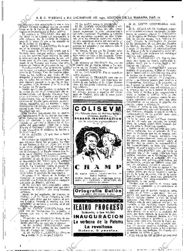 ABC MADRID 09-12-1932 página 22