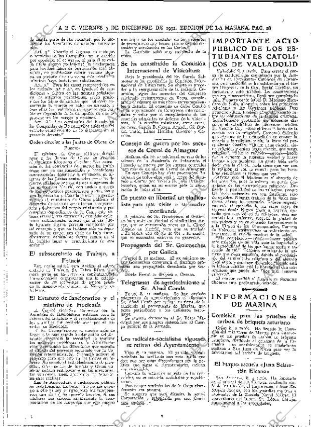 ABC MADRID 09-12-1932 página 28