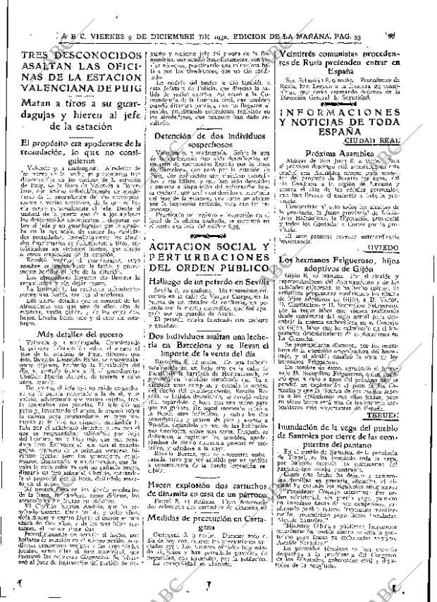 ABC MADRID 09-12-1932 página 33