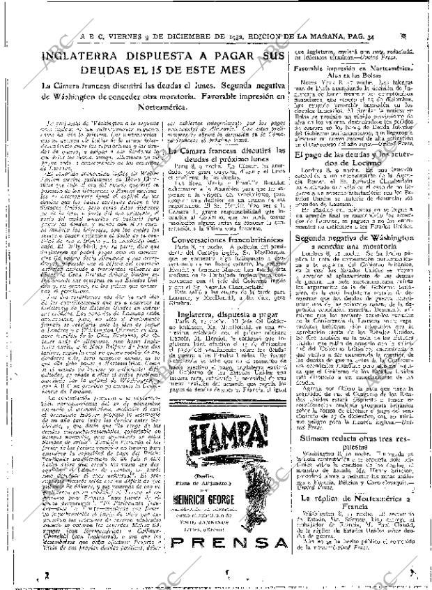 ABC MADRID 09-12-1932 página 34
