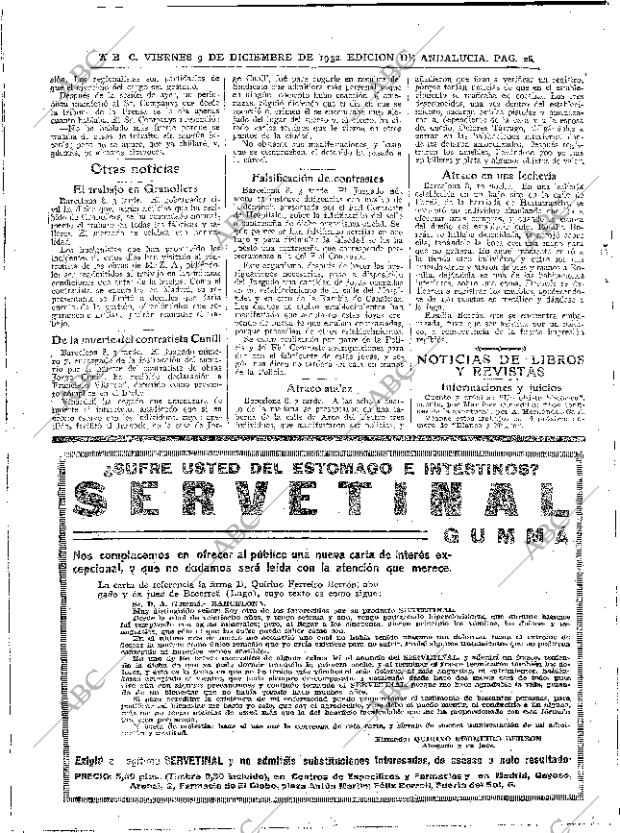 ABC SEVILLA 09-12-1932 página 22