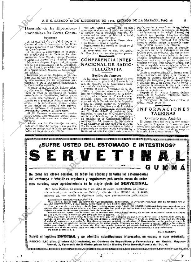 ABC MADRID 10-12-1932 página 18