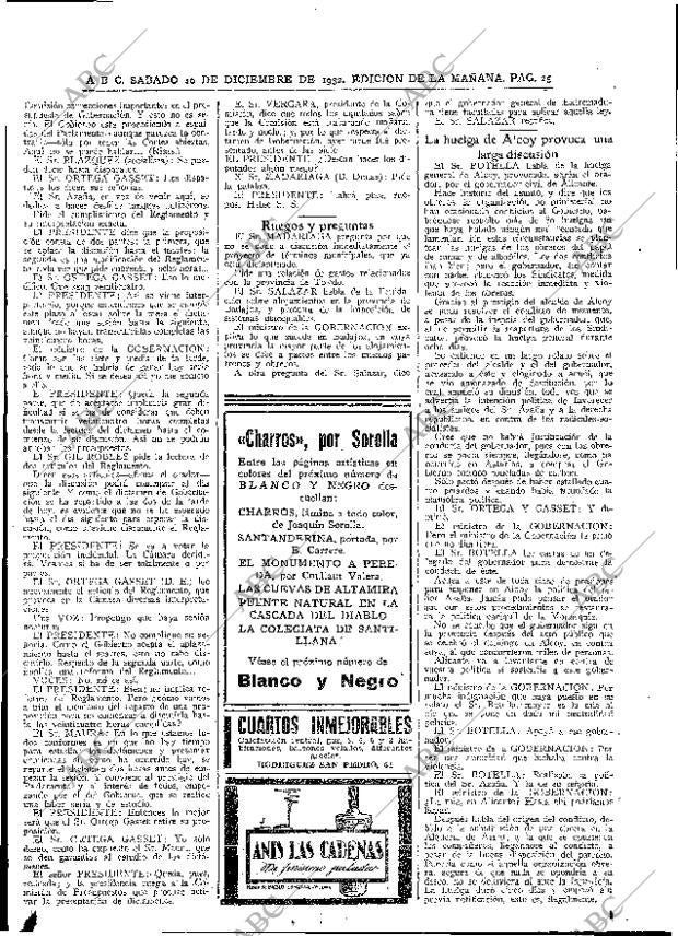 ABC MADRID 10-12-1932 página 25