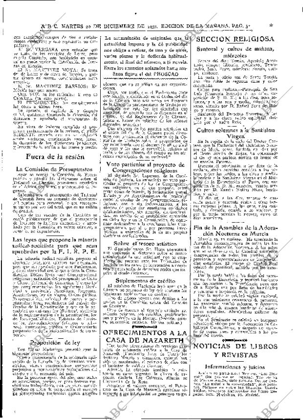 ABC MADRID 20-12-1932 página 31