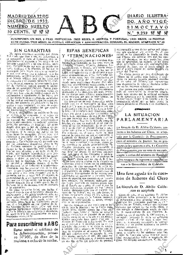 ABC MADRID 22-12-1932 página 15