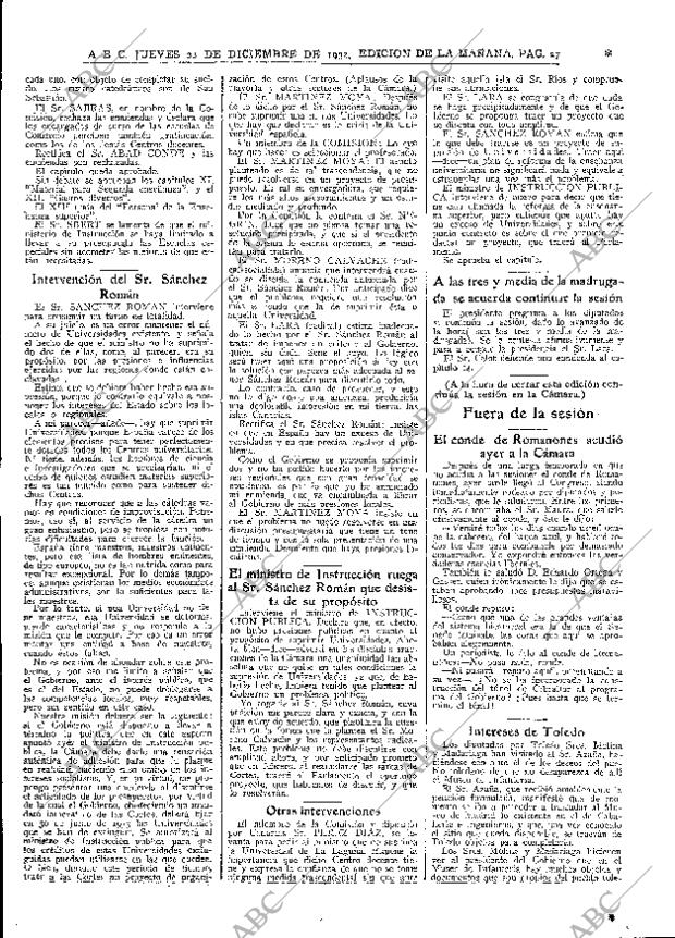 ABC MADRID 22-12-1932 página 27