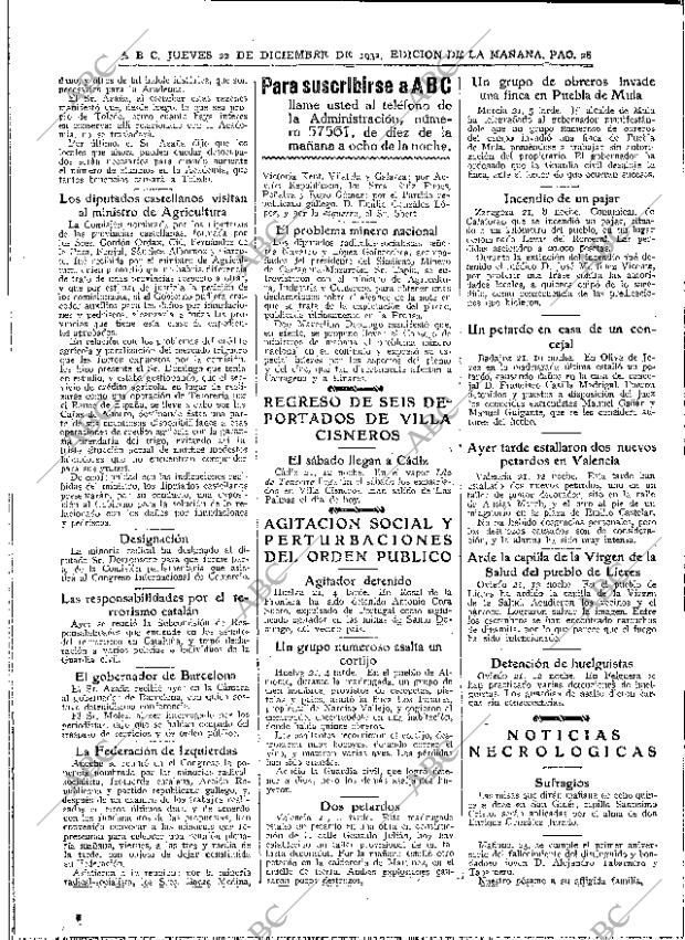 ABC MADRID 22-12-1932 página 28