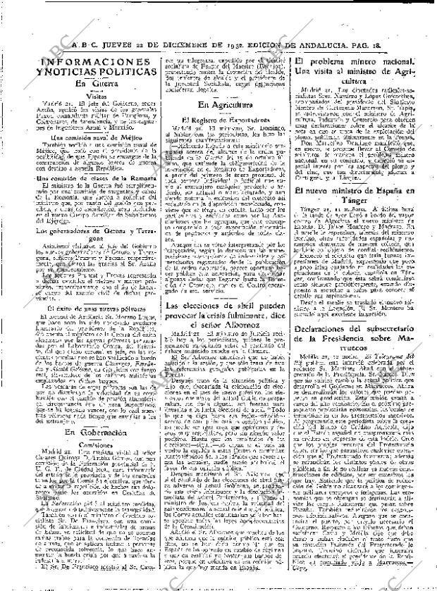 ABC SEVILLA 22-12-1932 página 18