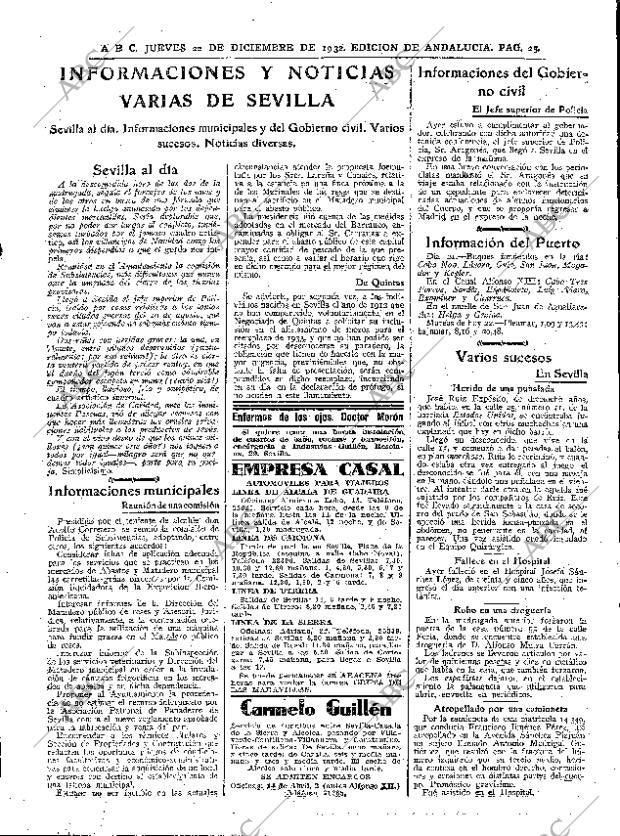 ABC SEVILLA 22-12-1932 página 25