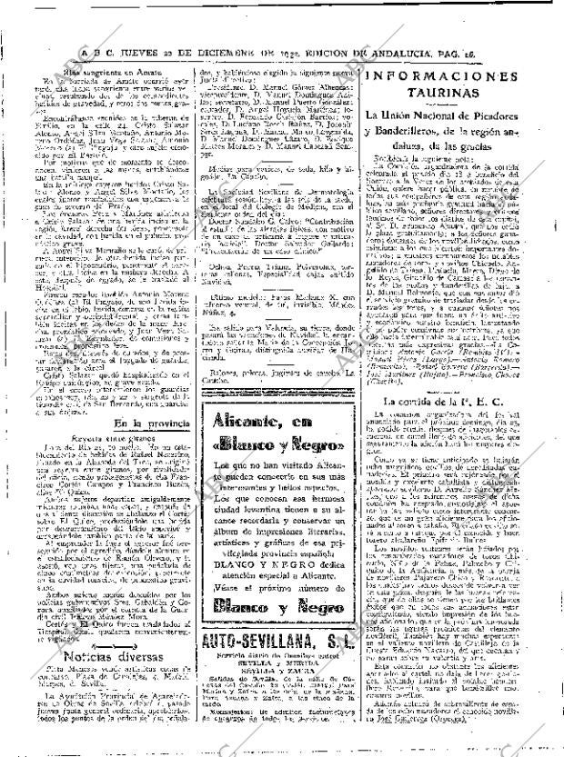 ABC SEVILLA 22-12-1932 página 26