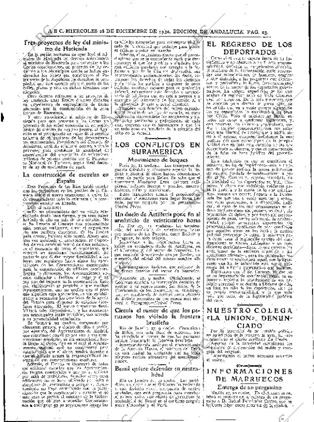 ABC SEVILLA 28-12-1932 página 23