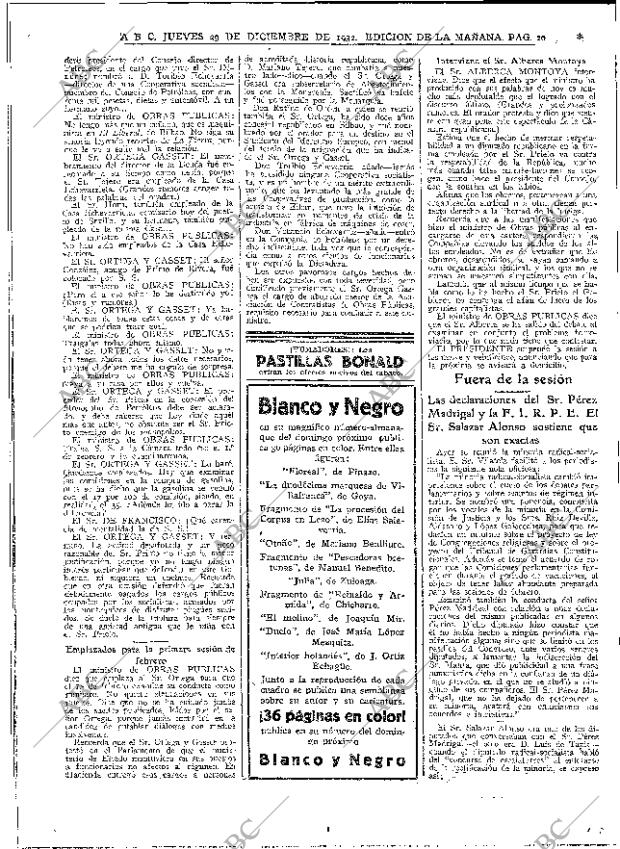 ABC MADRID 29-12-1932 página 20