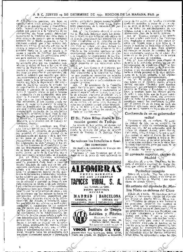 ABC MADRID 29-12-1932 página 30