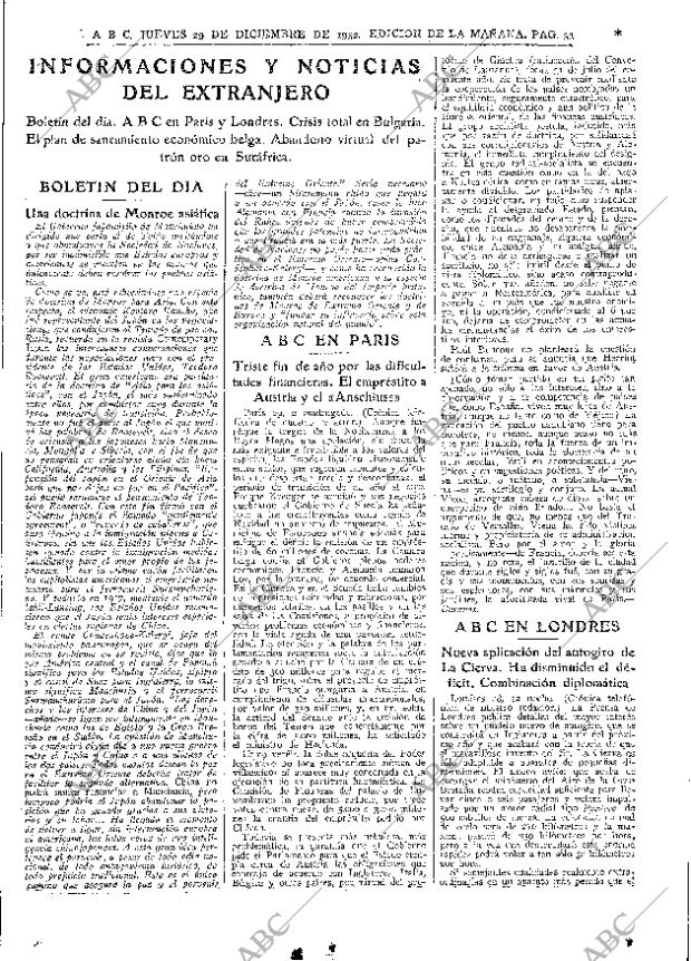 ABC MADRID 29-12-1932 página 33