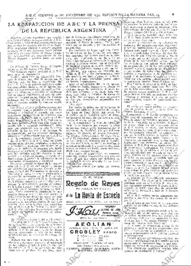 ABC MADRID 30-12-1932 página 23