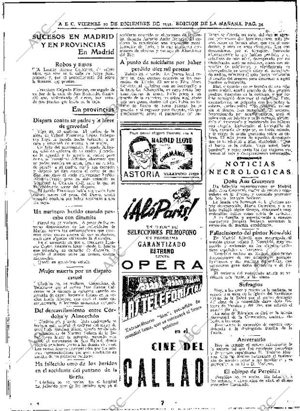 ABC MADRID 30-12-1932 página 34