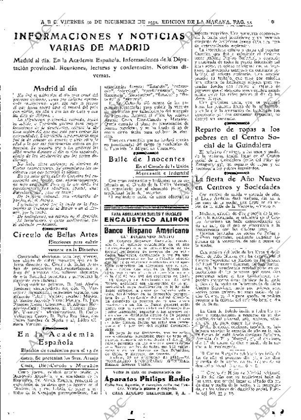 ABC MADRID 30-12-1932 página 35