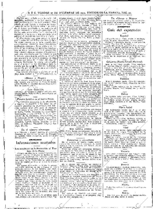 ABC MADRID 30-12-1932 página 42