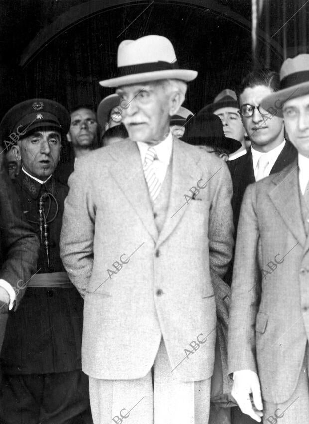 El antiguo coronel don Francisco Maciá, que en los Primeros Dias de octubre...