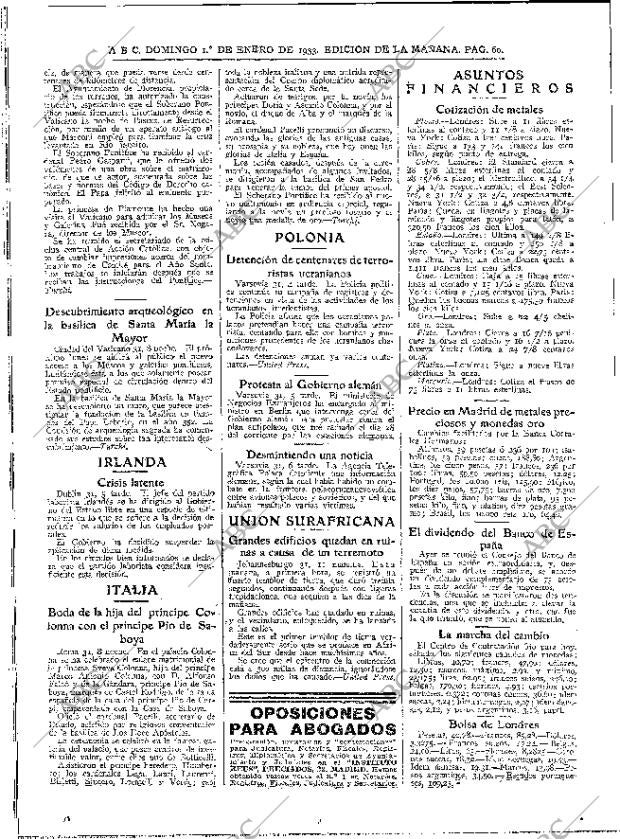 ABC MADRID 01-01-1933 página 14