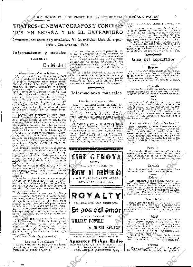 ABC MADRID 01-01-1933 página 19
