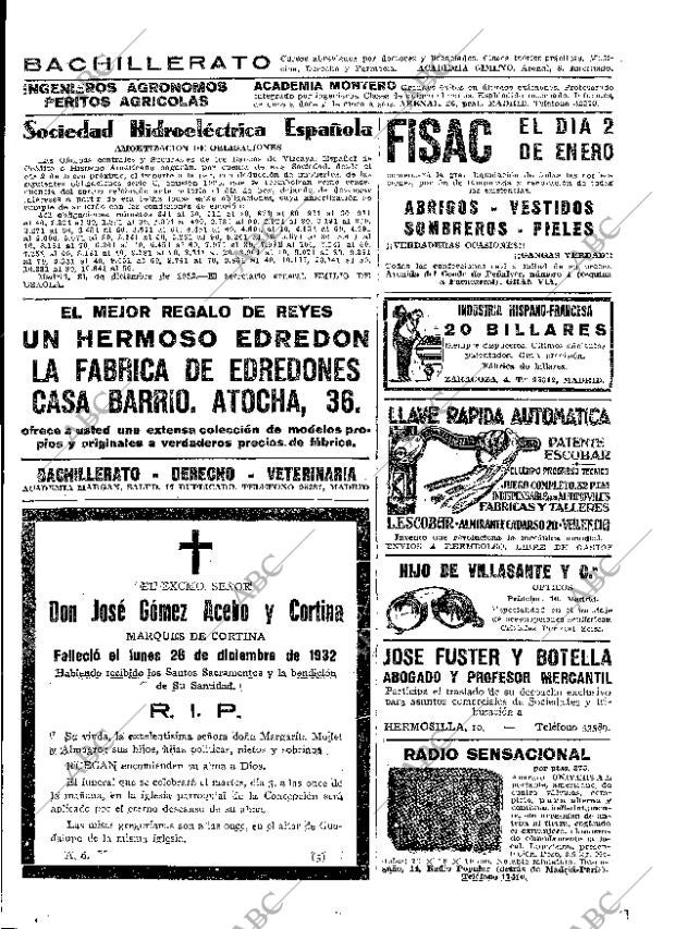 ABC MADRID 01-01-1933 página 27
