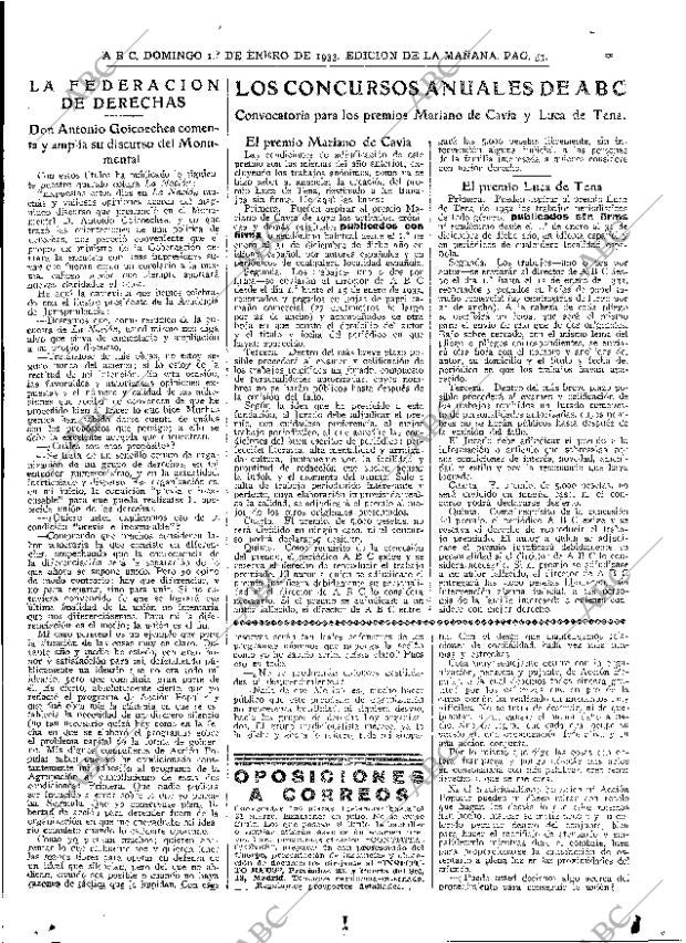 ABC MADRID 01-01-1933 página 7