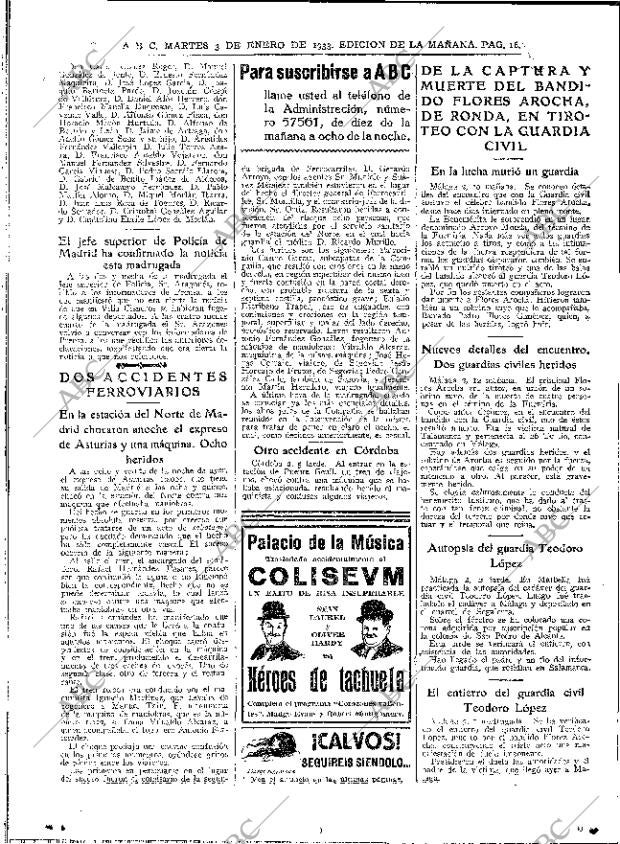 ABC MADRID 03-01-1933 página 16