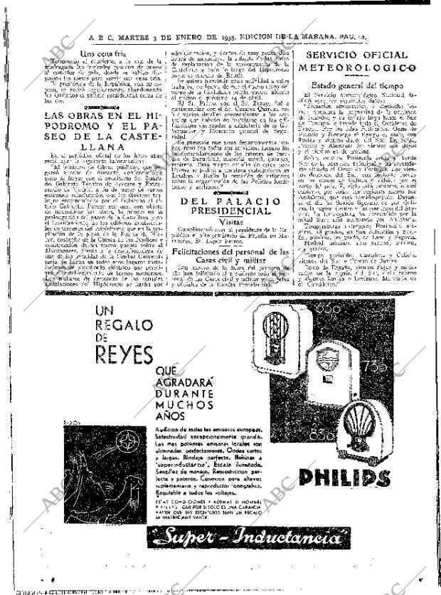 ABC MADRID 03-01-1933 página 22